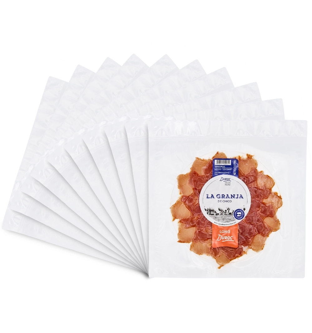 PACK 10 SOBRES LOMO DUROC LA GRANJA DE CHICO (100g) PACK 10 SOBRES LOMO DUROC LA GRANJA DE CHICO (100g)