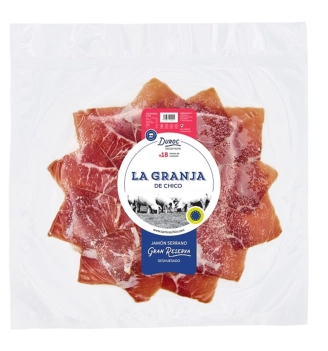 JAMÓN SERRANO DUROC GRAN RESERVA LA GRANJA DE CHICO (100g)